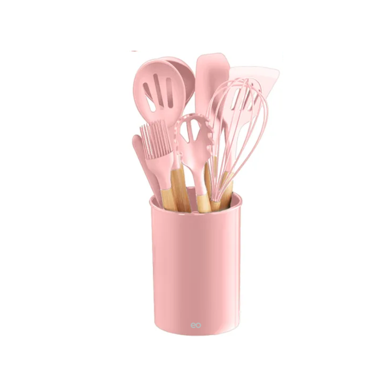 Foto 2 pulgar | Silicona Utensilios De Cocina Espatulas Reposteria Eo Safe Imports Esi-20656 Rosa