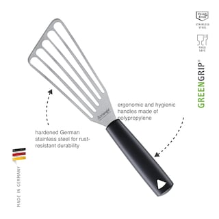 Foto 2 | Espátula Triangular Turner Flexible De Acero Inoxidable Greengrip - Venta Internacional.