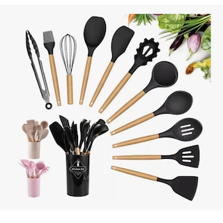 Foto 1 | Utensilios Silicona De Cocina Espatulas Brochas Teker 12 Set