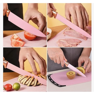 Foto 3 | Juego De Utensilios Cocina De Silicona & Cuchillos 22 Piezas