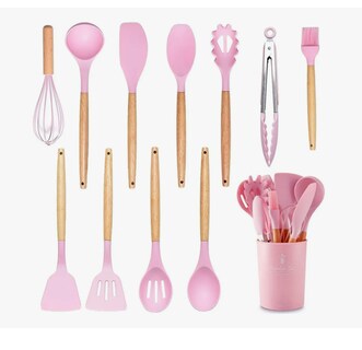 Foto 1 | Utensilios Silicona De Cocina Espatulas Brochas Teker 12 Set