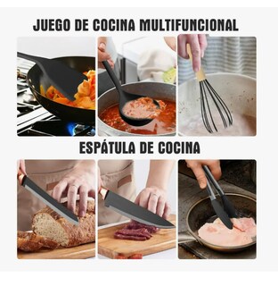 Foto 3 | Utenciliosn De Cocina Silicona Espatulas Y Cuchillos 26 Set