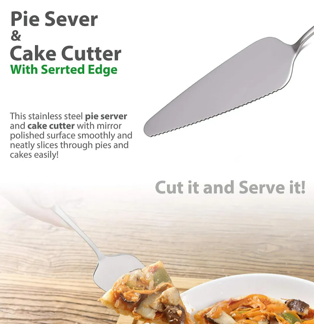 Foto 4 pulgar | Elegante Espátula Xtellar Para Servir Postres Y Pizzas Con Estilo - Acero Inoxidable Premium