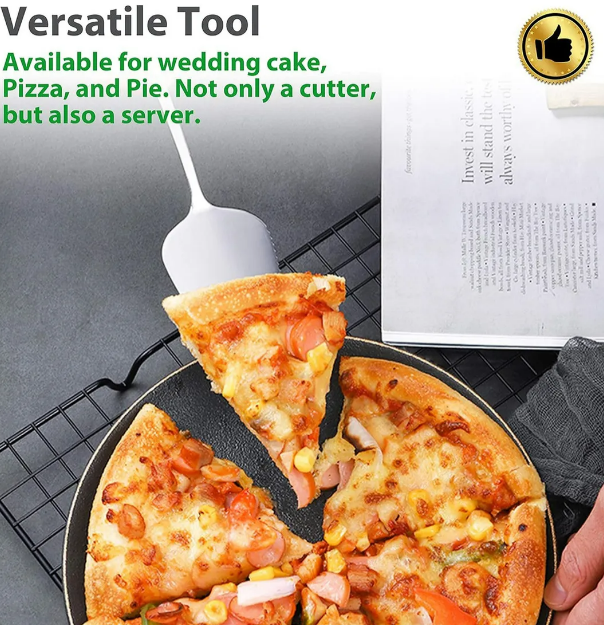 Foto 5 pulgar | Elegante Espátula Xtellar Para Servir Postres Y Pizzas Con Estilo - Acero Inoxidable Premium