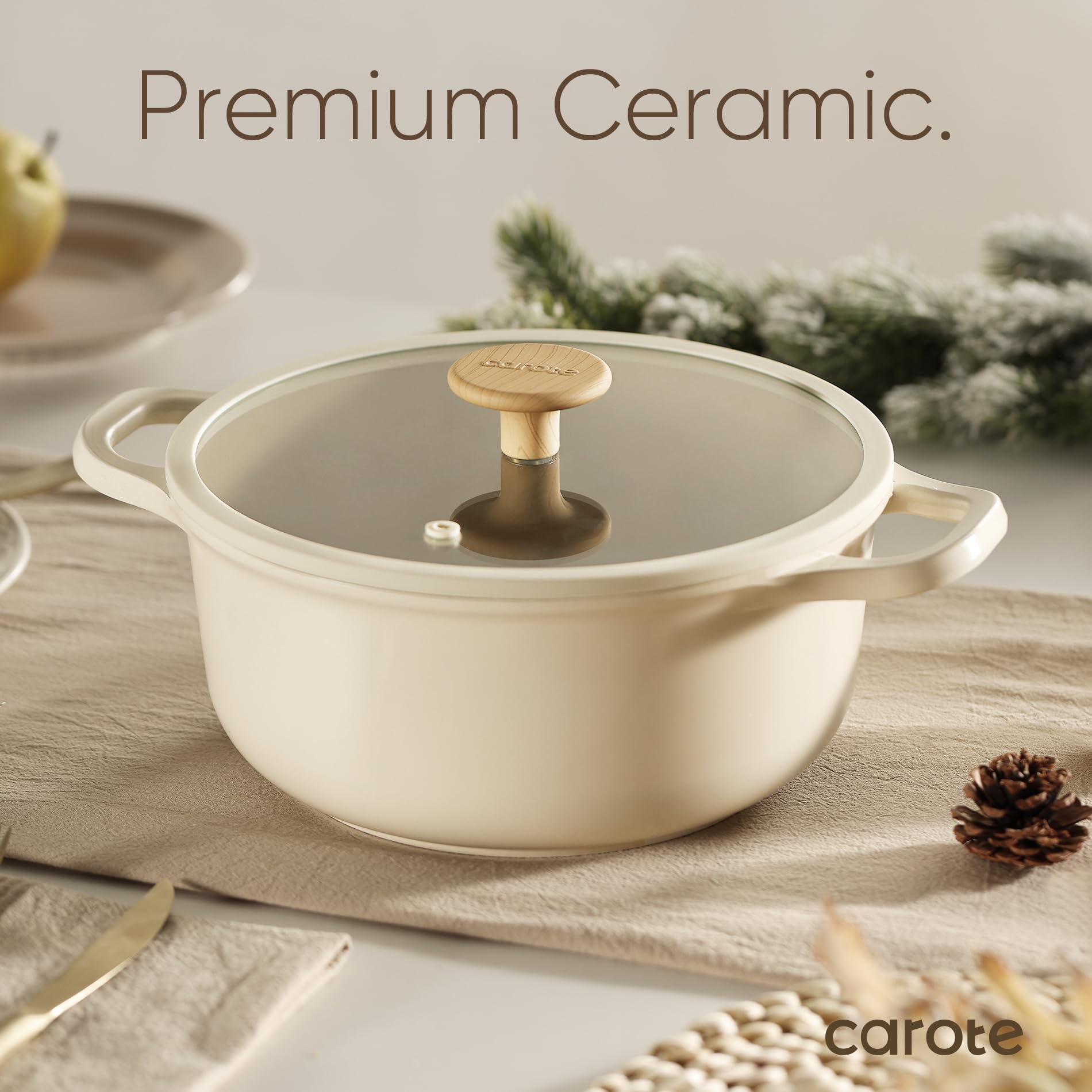 Foto 4 | Juego De Utensilios De Cocina Carote Ceramic  14 Piezas  No Tóxico  Antiadherente - Venta Internacional.