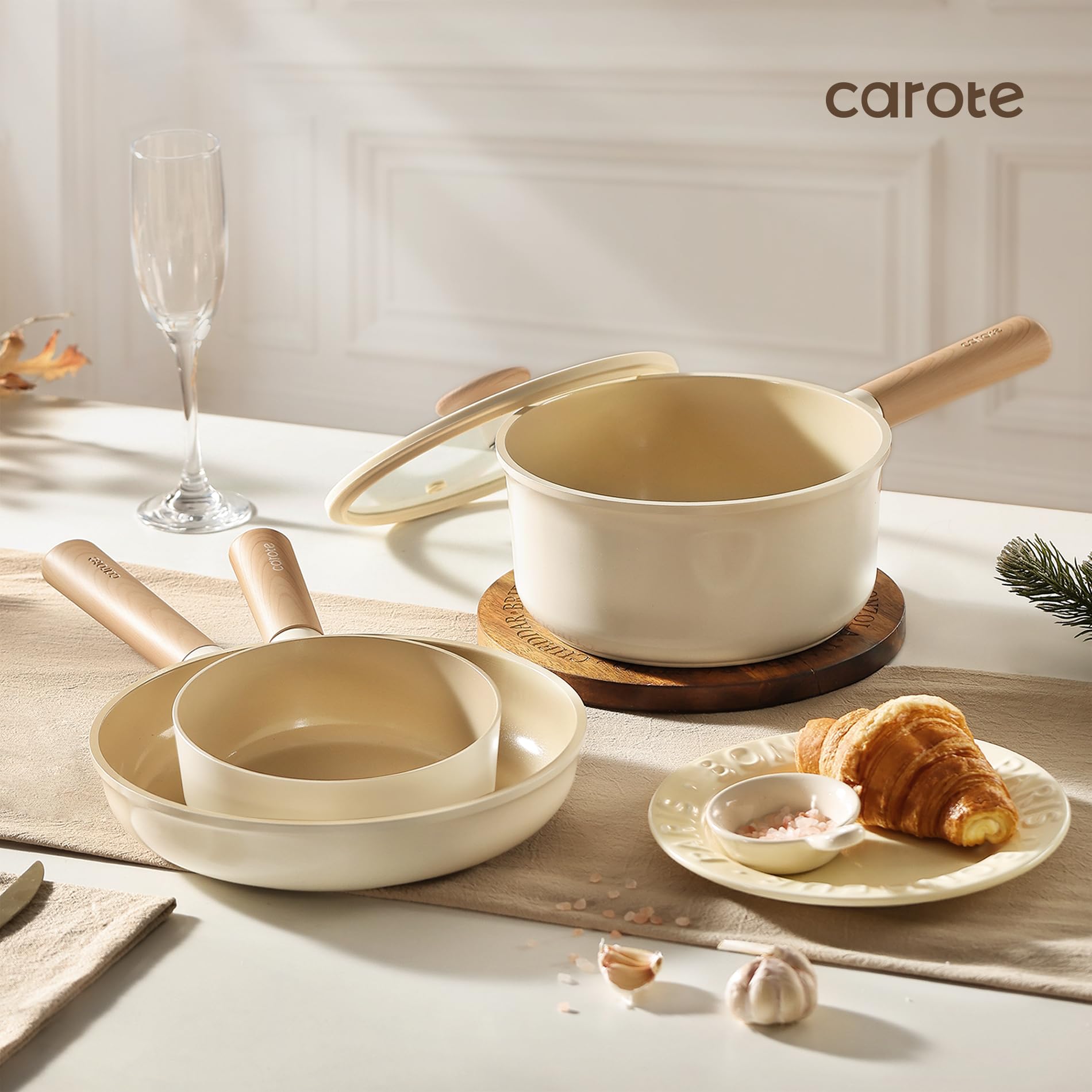 Foto 7 | Juego De Utensilios De Cocina Carote Ceramic  14 Piezas  No Tóxico  Antiadherente - Venta Internacional.