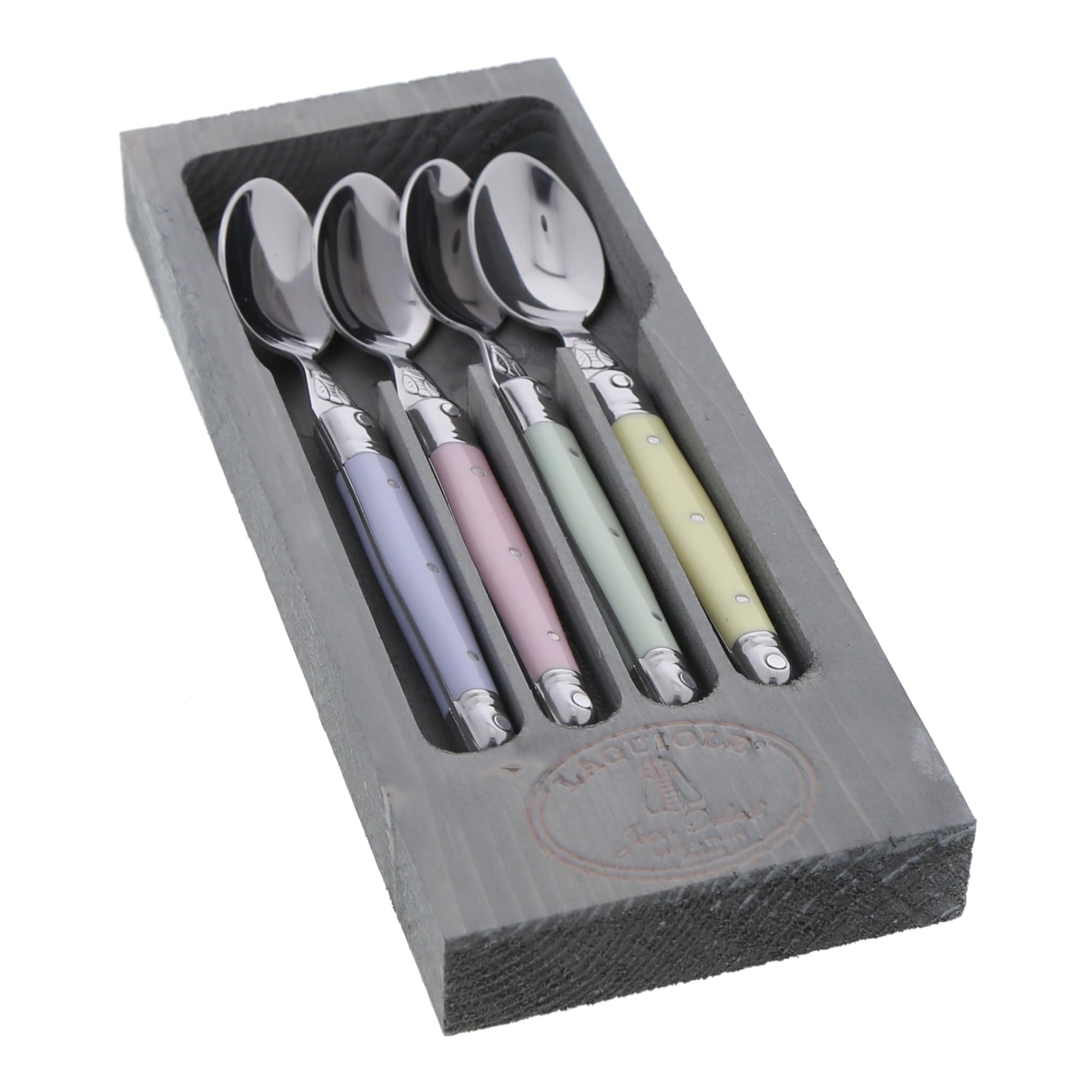 Foto 2 pulgar | Juego De 4 Cucharas Para Café Y Postre Jean Dubost Laguiole - Venta Internacional.