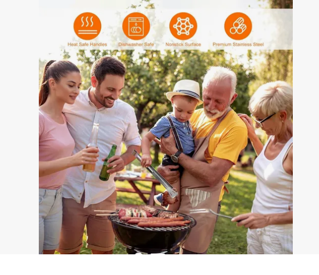 Foto 4 | Set De Utensilios Para Barbacoa De Acero Inoxidable 17 Pzs