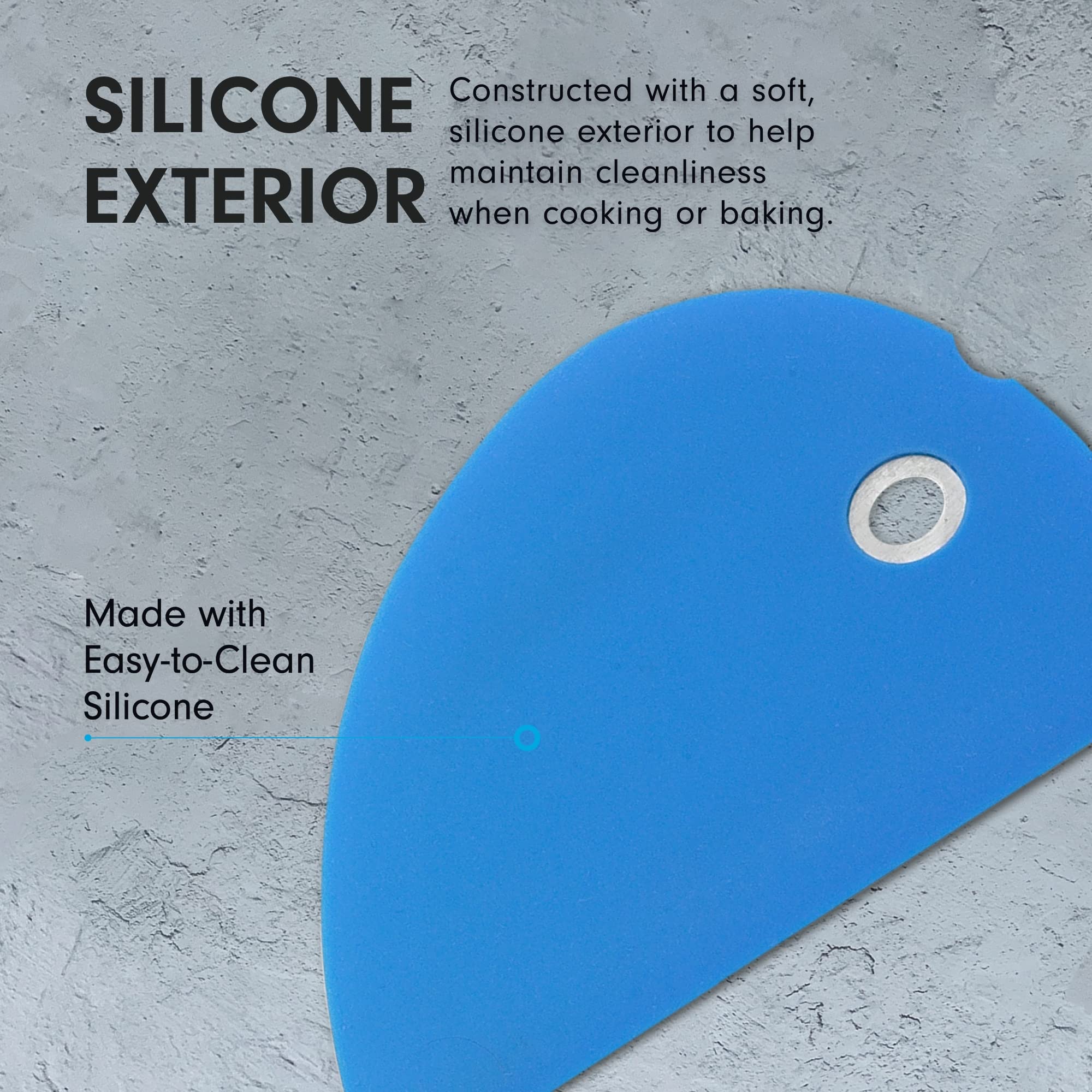Foto 5 | Rascador De Cuencos De Silicona Messermeister Azul 6x8 Cm - Venta Internacional.