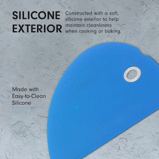 Foto 5 | Rascador De Cuencos De Silicona Messermeister Azul 6x8 Cm - Venta Internacional.