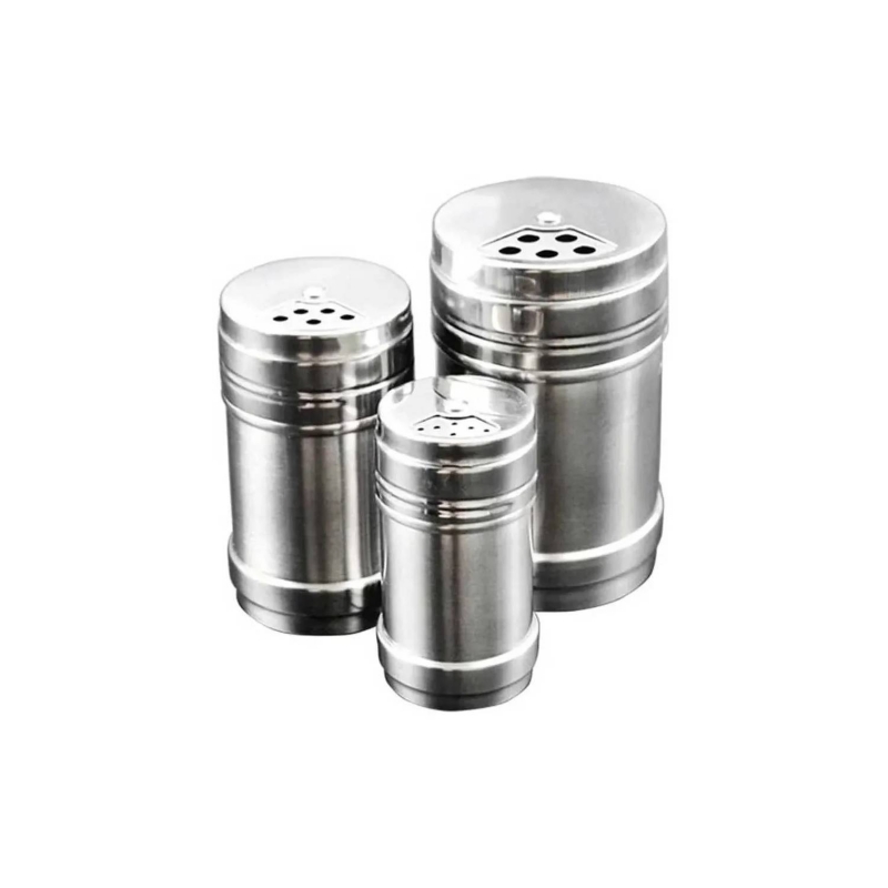 Foto 6 | Set De Saleros De Acero Inoxidable, Paquete De 3 - Venta Internacional.