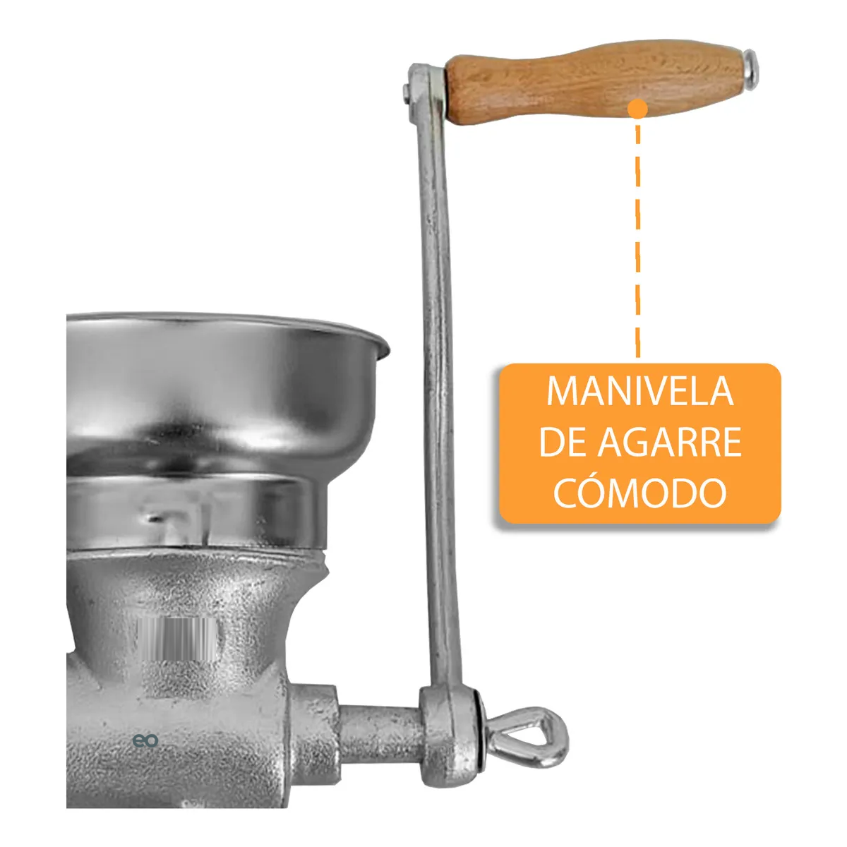 Foto 4 pulgar | Molino De Grano Manual  Molino Ideal Para Nixtamal  Granos Y Cereales  Eo Safe Imports  Esi-20677 Gris