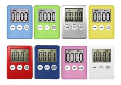 Foto 3 | Temporizador Digital Lcd Para Cocina Azul