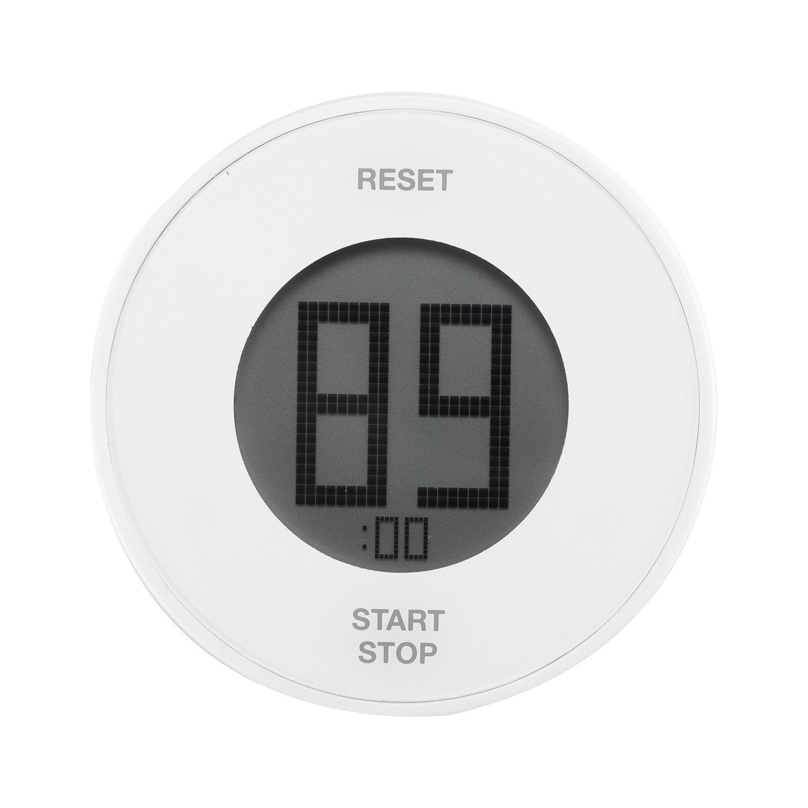 Venta Internacional- Timer de Cocina HTTN Blanco con Pantalla LCD Giratoria Magnética