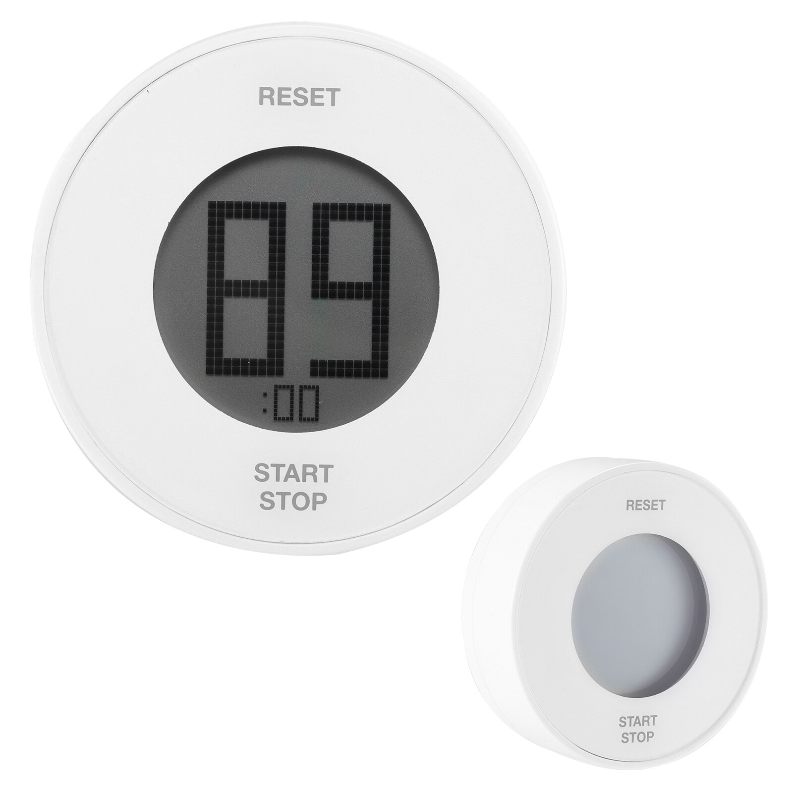 Foto 6 pulgar | Venta Internacional- Timer de Cocina HTTN Blanco con Pantalla LCD Giratoria Magnética