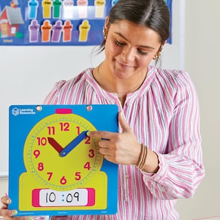 Foto 2 | Reloj De Demostración, Recursos De Aprendizaje, Escritura Y Borrado, 1 Pieza - Venta Internacional.