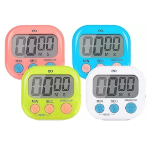 Foto 1 | Language 4 Temporizador Cocina Digital Huevo Timer Cronómetro Alarma Eo Safe Imports Esi-15518-1 Multicolor