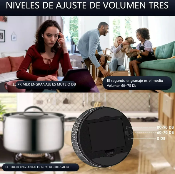 Foto 4 pulgar | Cronómetro Xtellar Magnético Digital Para Cocina, Pantalla Led Grand