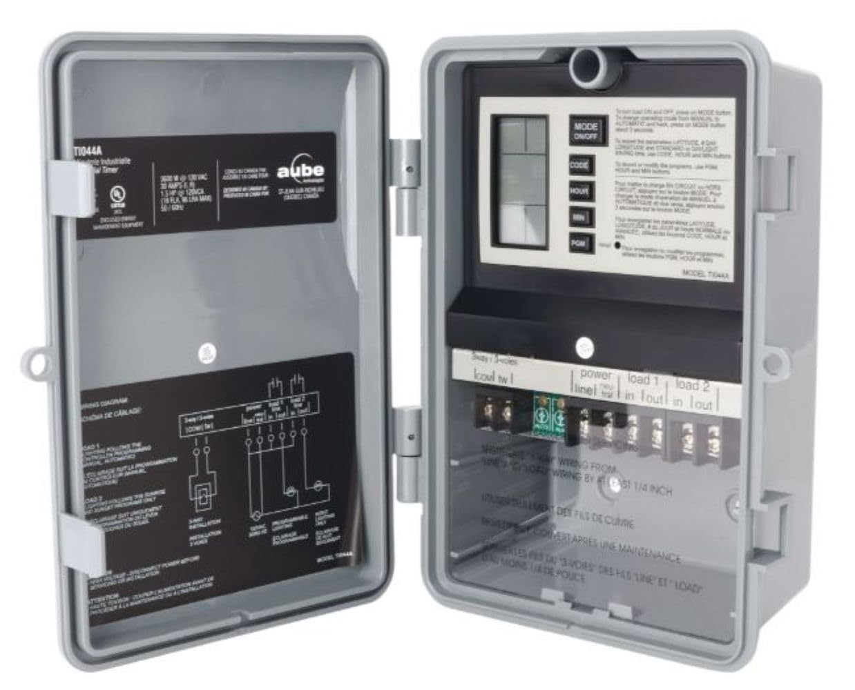 Foto 4 pulgar | Temporizador Honeywell Home Ti040/u Industrial Programable Gris - Venta Internacional.