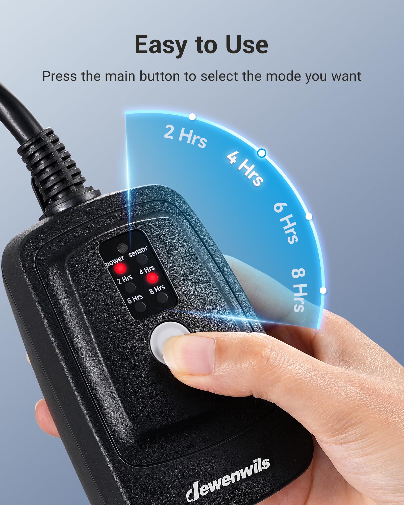 Foto 6 pulgar | Temporizador Para Exteriores Dewenwils, Toma De Corriente Impermeable, 15 A, 1/2 Hp, Certificado Ul - Venta Internacio