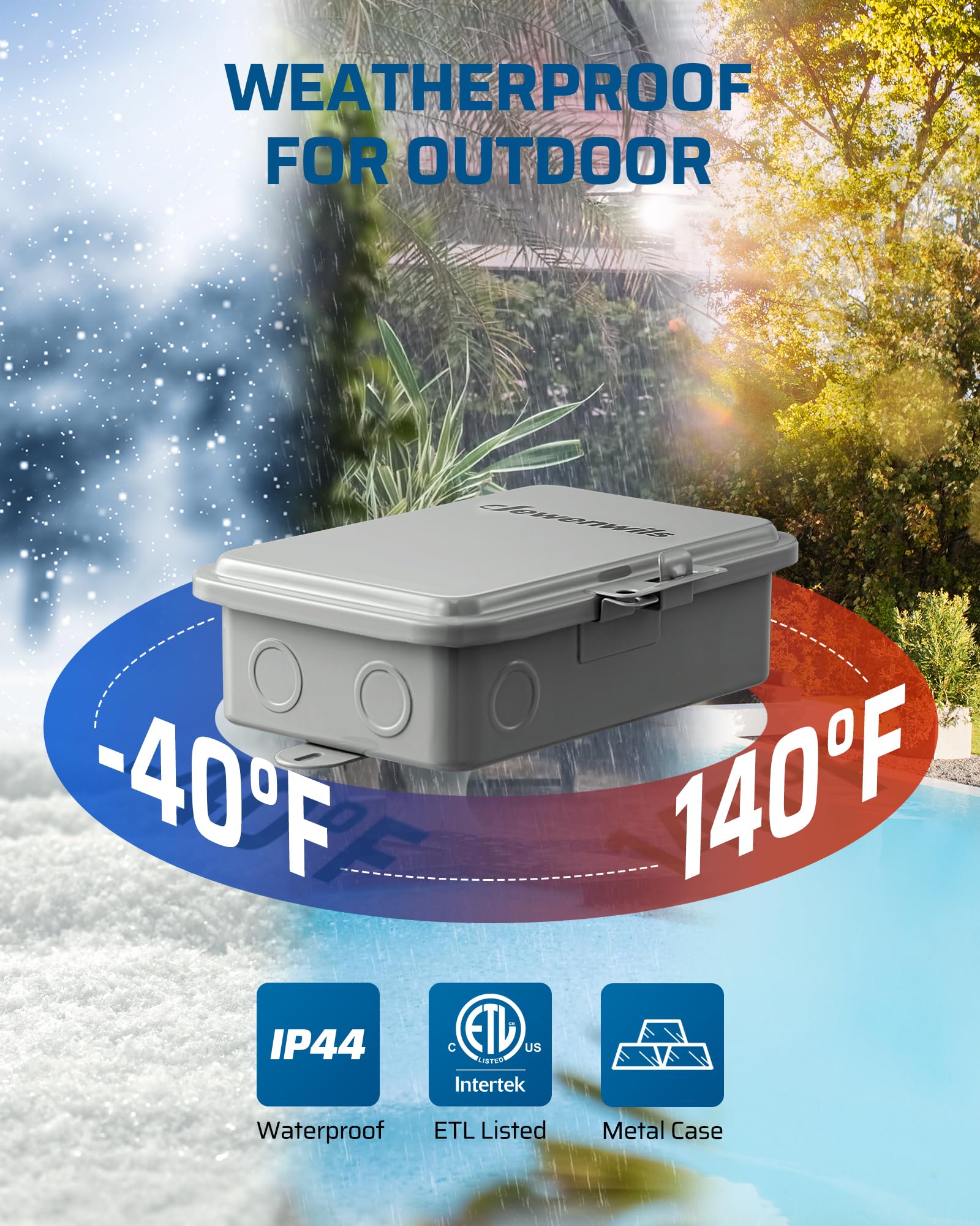 Foto 5 pulgar | Temporizador De Bomba Para Piscina Dewenwils Outdoor Digital 3hp 40a 240vac Etl - Venta Internacional.