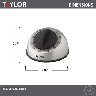 Foto 2 | Temporizador Mecánico De Acero Inoxidable Taylor Ra14276 Multicolor - Venta Internacional.