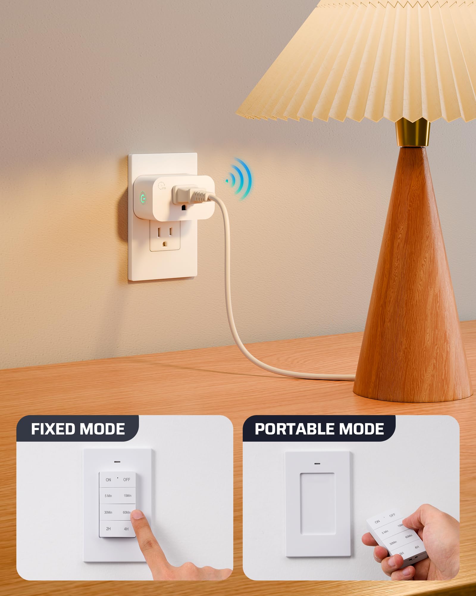 Foto 4 pulgar | Salida De Control Remoto Dewenwils  Temporizador De 15 A/1875 W  Alcance De 100 Pies - Venta Internacional.