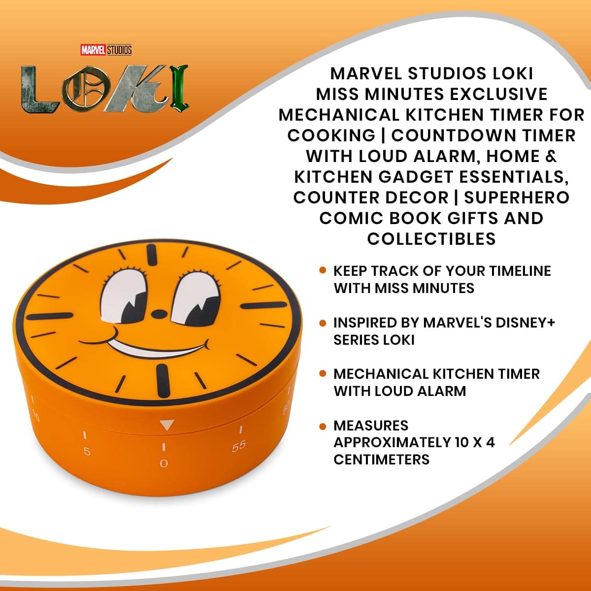 Foto 8 pulgar | Temporizador De Cuenta Regresiva Marvel Studios Loki Miss Minutes 60 Minutos - Venta Internacional.