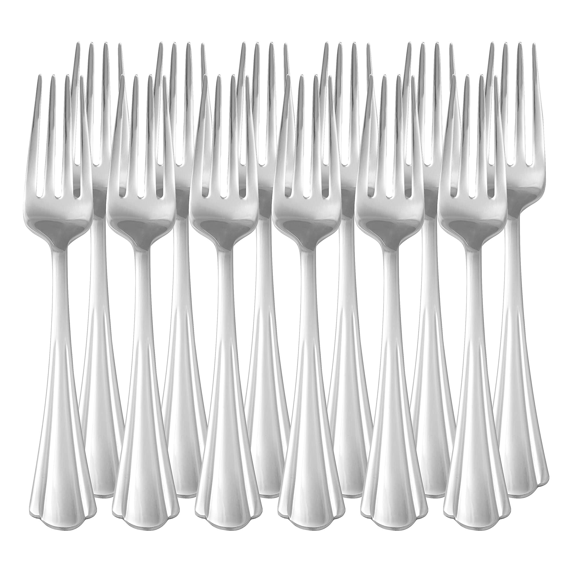 Foto 5 pulgar | Tenedores De Mesa Amazon Basics De Acero Inoxidable, Paquete De 12 - Venta Internacional.