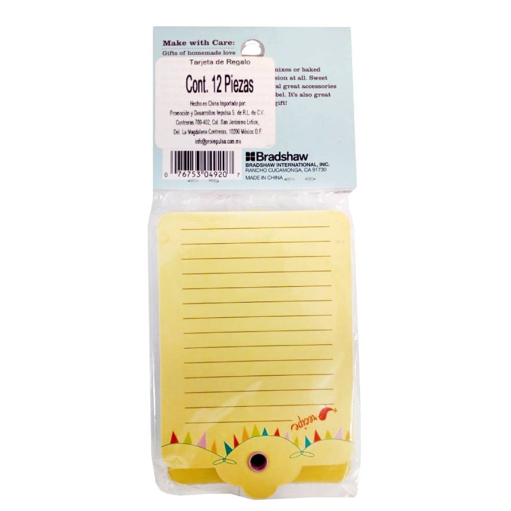 Foto 3 pulgar | Tarjetas de Regalo Sweet Creations Sweet Creations 4920 color Blanco con 12 Piezas