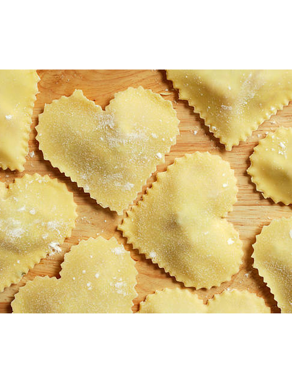 Foto 4 pulgar | Cortador de Ravioles y Galletas Aleissi de Acero Mango Madera - Corazón