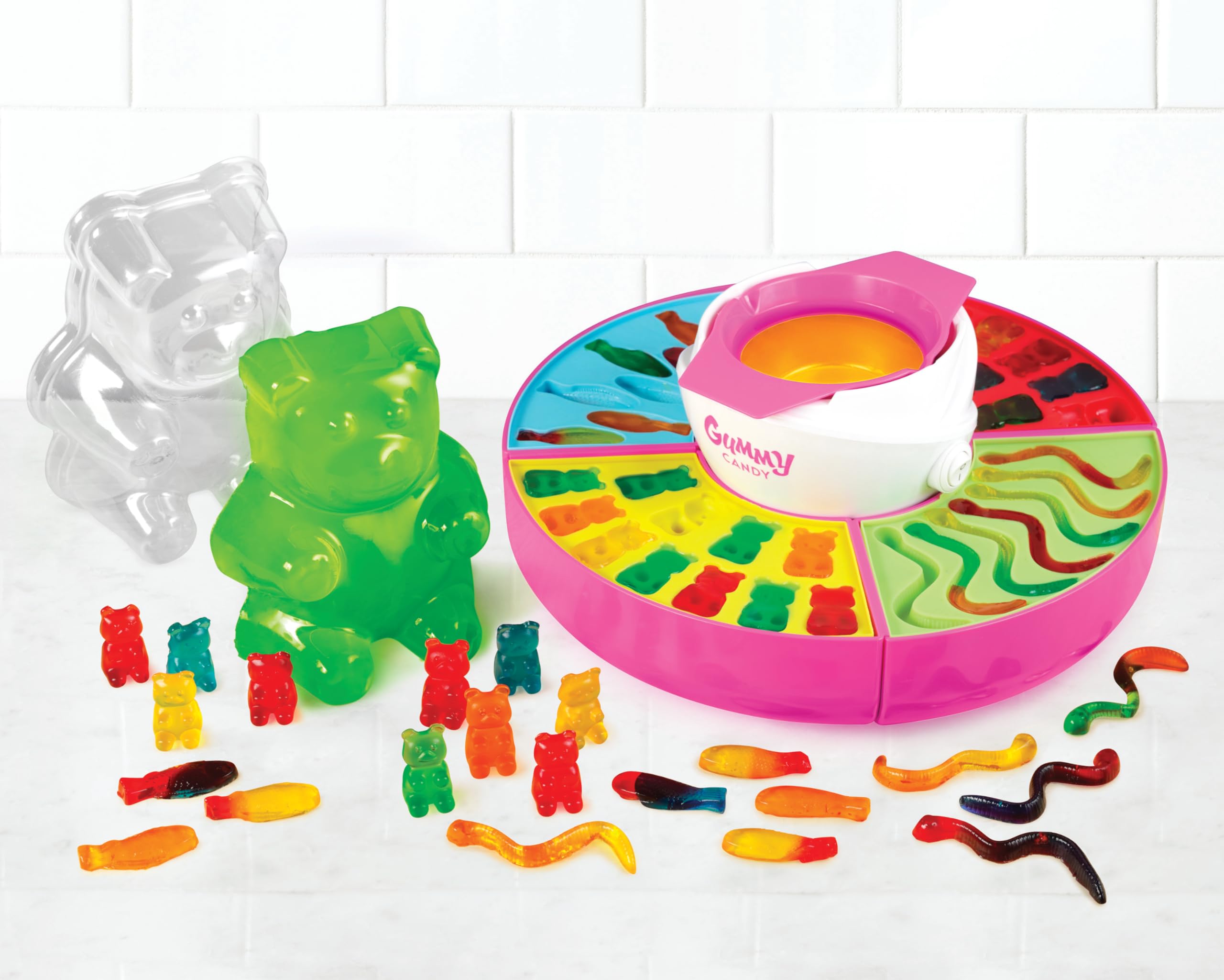 Foto 3 pulgar | Gummy Candy Maker Nostalgia Electric Giant +4 Moldes - Venta Internacional.