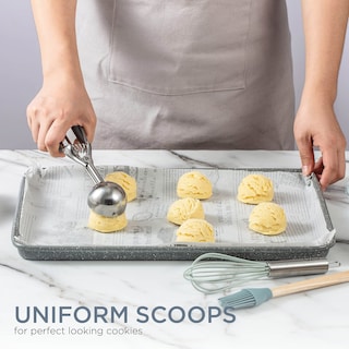 Foto 4 | Cuchara Para Galletas Social Chef, De Acero Inoxidable, Pequeña, Con Gatillo - Venta Internacional.