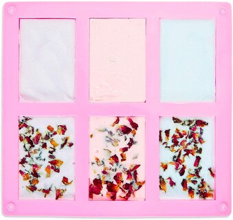Foto 3 | Bandeja De Silicona Para Hornear Jieyou Rectangular Con 24 Rejillas Para Jabón, 4 Unidades - Venta Internacional.