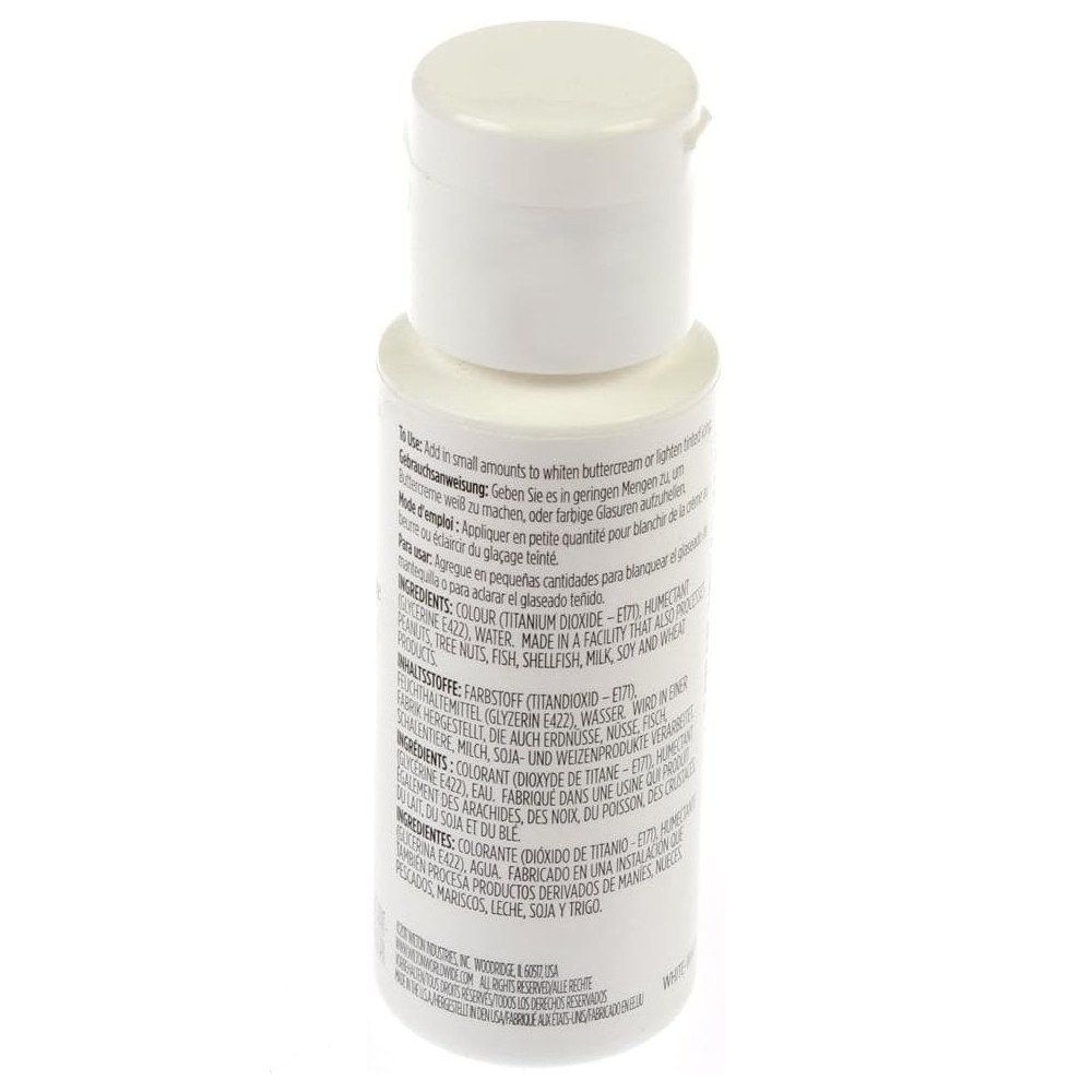 Foto 3 pulgar | Colorante Alimentario Wilton Liquid Color White 60 Ml - Venta Internacional.