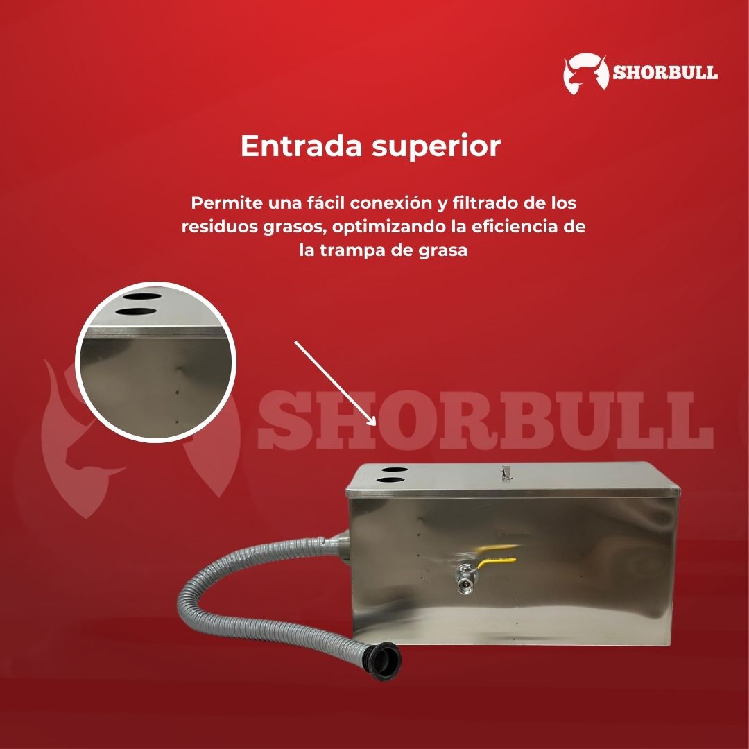 Foto 7 pulgar | Trampa De Grasa Shorbull