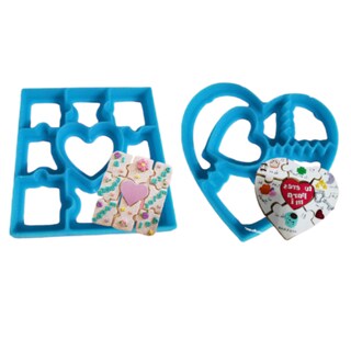 Foto 2 | Kit Sanva02 Set De Cortadores De Sanvalentin Y Rosa Grande Con 8 Pz