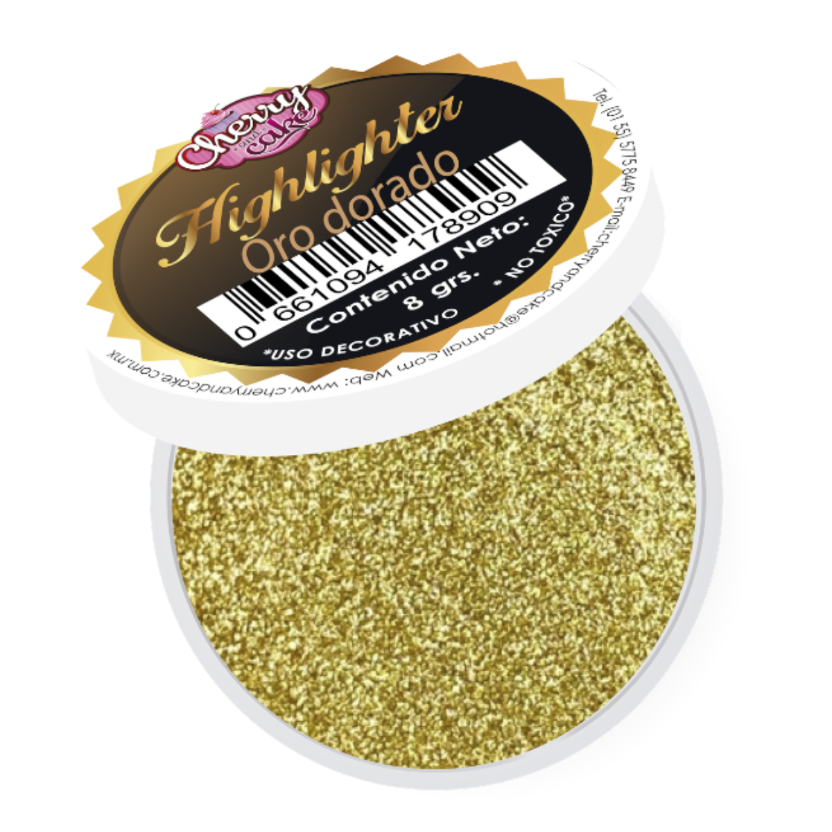 Matizador Highlighther Oro Dorado Con  5 Pz