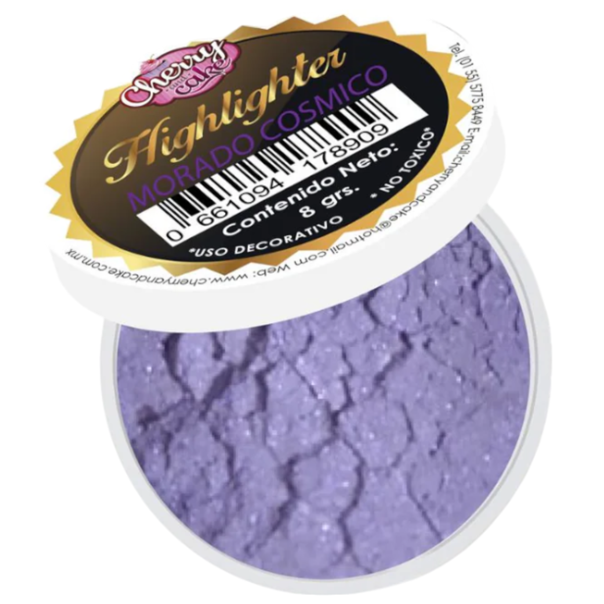 Foto 2 pulgar | Matizador Highlighther Morado Cosmicocon  5 Pz