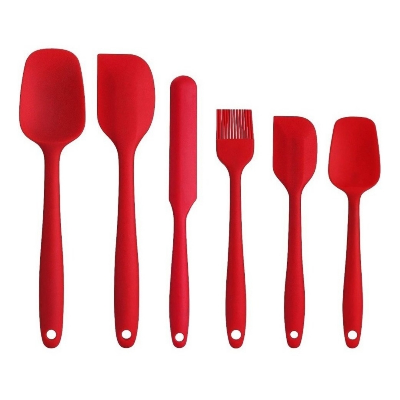 Set de Espátulas Silicona Antiadherente 6 Unidades - Venta Internacional