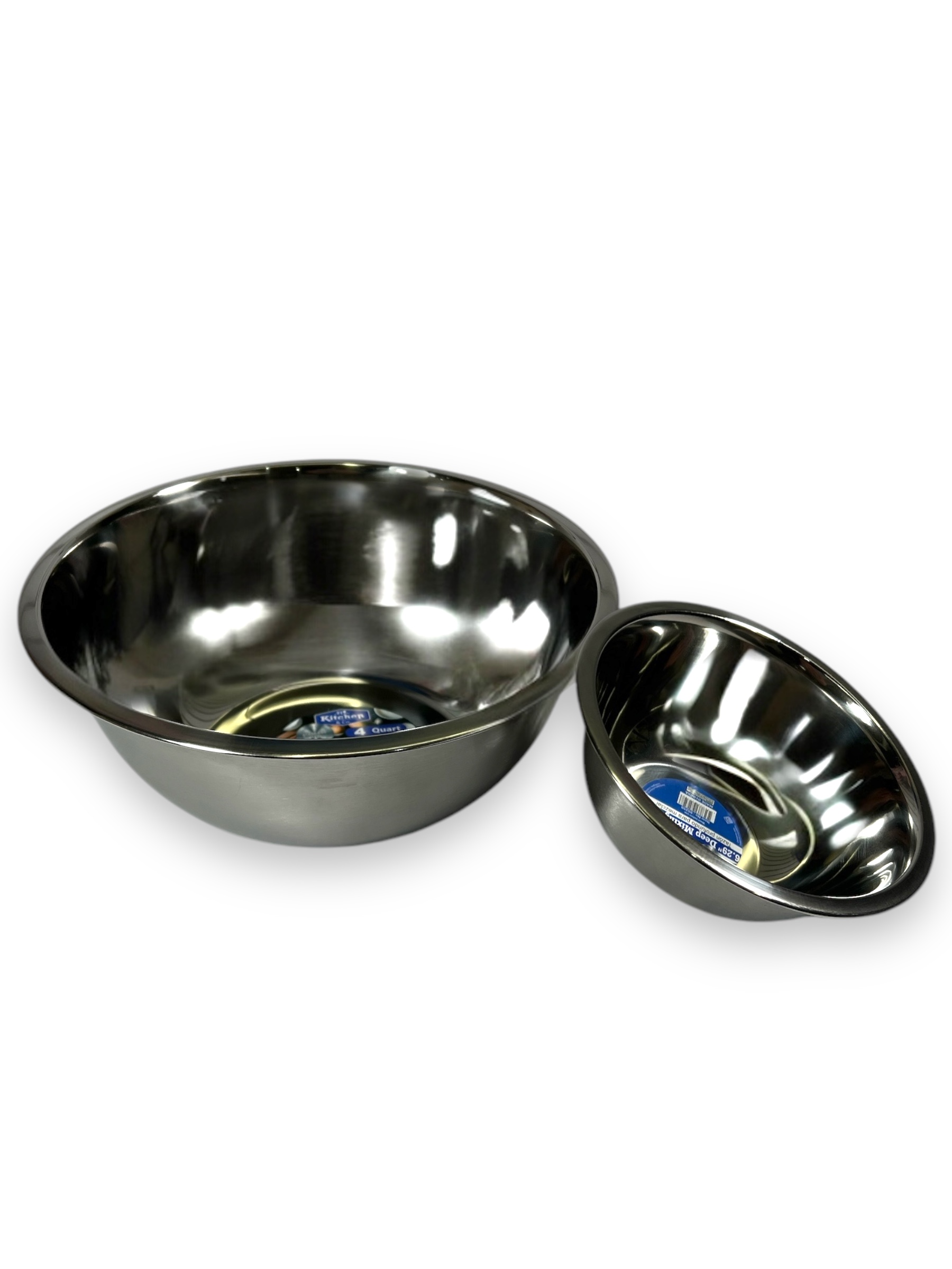 Foto 2 pulgar | Set De 2 Bowls Acero Inoxidable Cocinar Batir Servir
