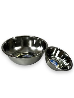 Foto 1 | Set De 2 Bowls Acero Inoxidable Cocinar Batir Servir