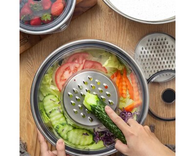 Foto 6 | Tazones Para Mezclar Con Tapas