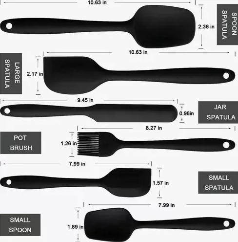 Foto 5 pulgar | Utensilios Silicona Xtellar Espátulas Repostería