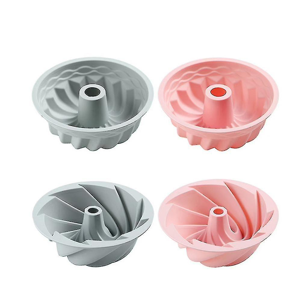 Foto 1 | Moldes Para Tartas De Silicona, 4 Unidades, 15 Cm, Antiadherentes, Huoguo - Venta Internacional.