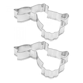 Foto 1 | Juego De Utensilios De Cocina Huoguo, Molde Troquelado De Acero Inoxidable, 2 Piezas - Venta Internacional.