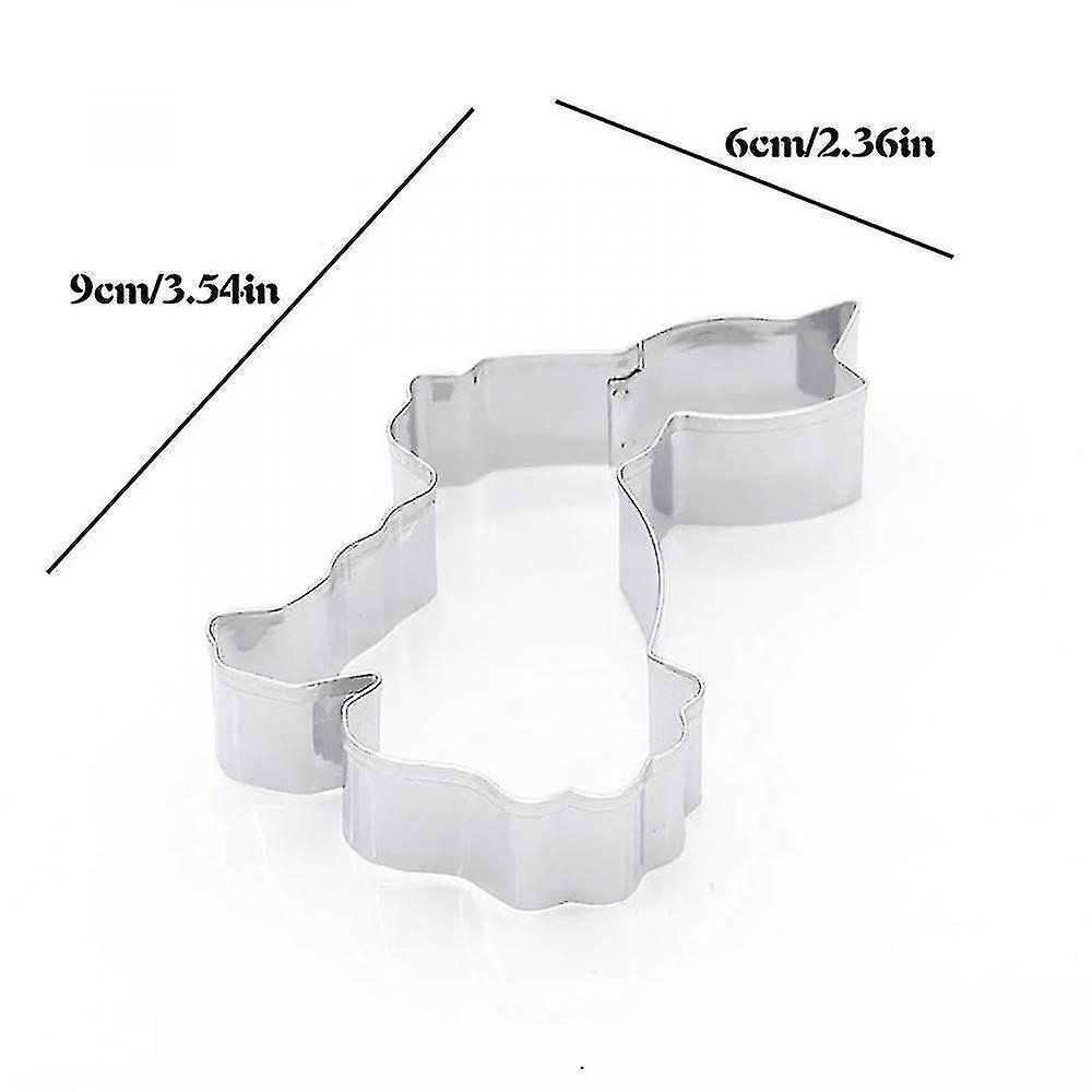 Foto 4 pulgar | Juego De Utensilios De Cocina Huoguo, Molde Troquelado De Acero Inoxidable, 2 Piezas - Venta Internacional.