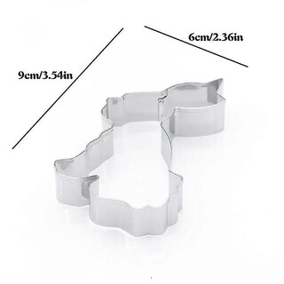 Foto 3 | Juego De Utensilios De Cocina Huoguo, Molde Troquelado De Acero Inoxidable, 2 Piezas - Venta Internacional.