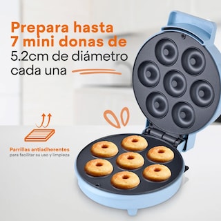 Foto 2 | Máquina De Donas 7 Mini Donas Eo Safe Imports Esi-19182 Azul