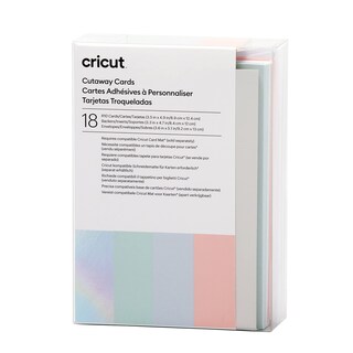 Foto 1 | Cutaway Cards Cricut Pastel Sampler R10 Con Adhesivo (18 Unidades) - Venta Internacional.
